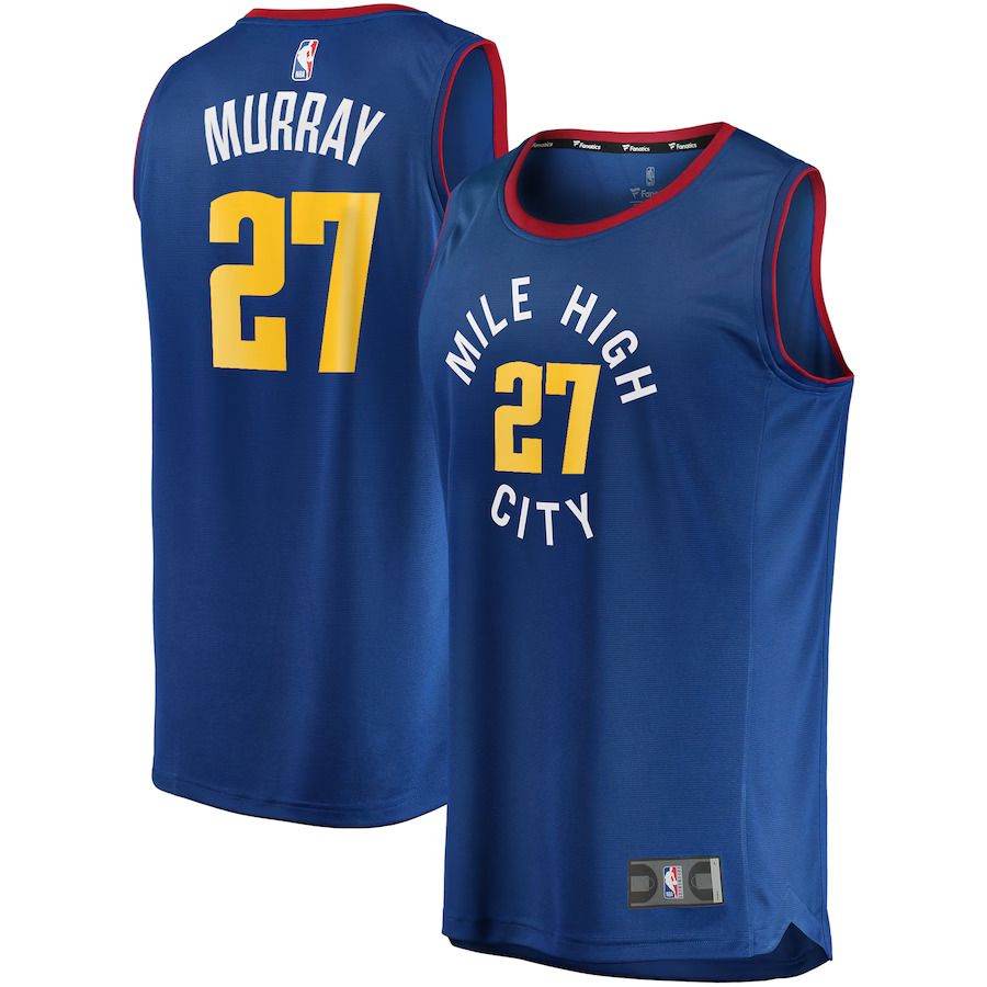 Men Denver Nuggets 27 Aaron Gordon Fanatics Branded White Fast Break Player NBA Jersey